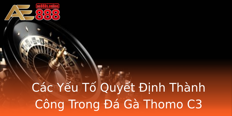 Các Yếu Tố Quyết Định Thành Công Trong Đá Gà Thomo C3 Các Yếu Tố Quyết Định Thành Công Trong Đá Gà Thomo C3